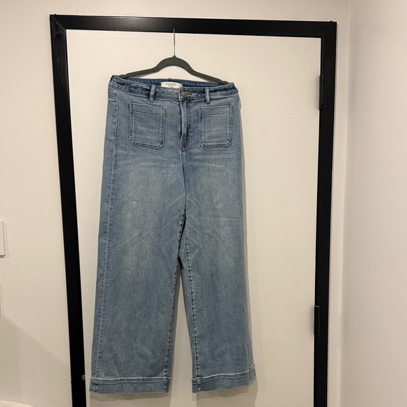 Hidden Denim - Stylish Blue Wide Leg Women's Jeans